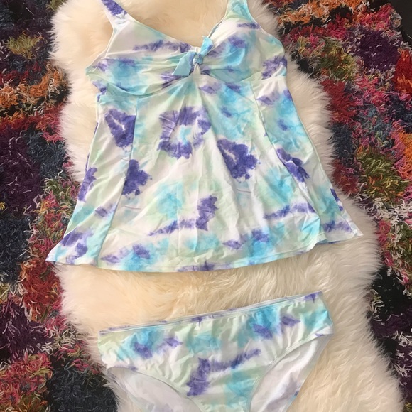 🚢 SHIPS TODAY 🚢 Women tie dye swim set Size 4XL - Picture 2 of 3